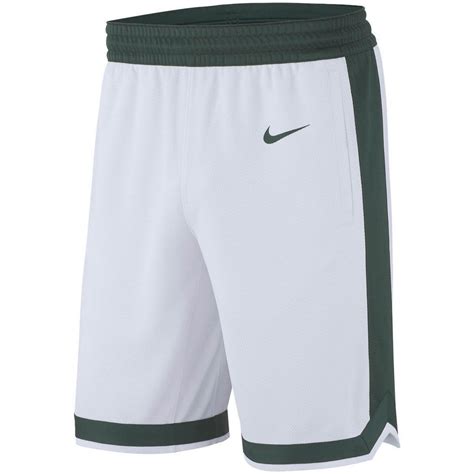 nike michigan state spartans replica basketball shorts white|Men's Nike White Michigan State Spartans Retro Replica Basketball Shorts.